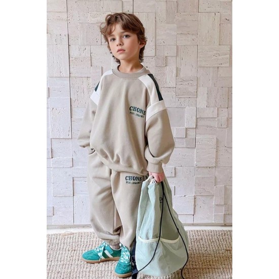 Unisex 3 İplik Chons A.Haki Takım