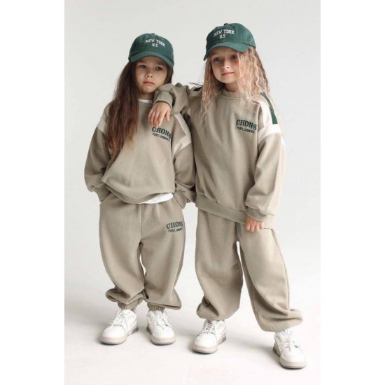 Unisex 3 İplik Chons A.Haki Takım